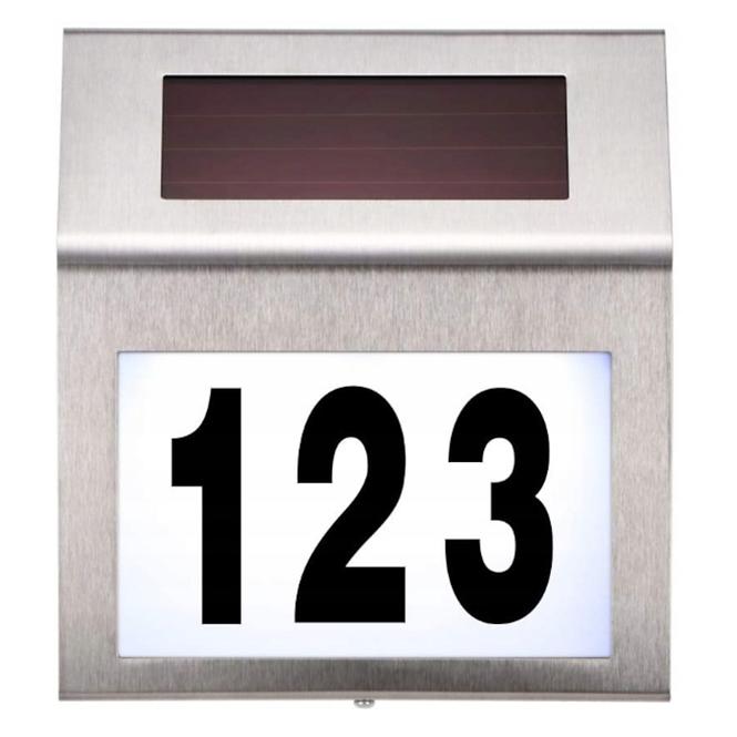 Napelemes lámpa Házszám Broy 46827 Chrome,16