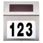 Napelemes lámpa Házszám Broy 46827 Chrome,16