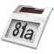 Napelemes lámpa Házszám Broy 46827 Chrome,17