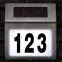 Napelemes lámpa Házszám Broy 46827 Chrome,6