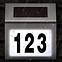 Napelemes lámpa Házszám Broy 46827 Chrome,6