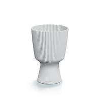 Virágcserép Milly ROUND DMIG190 S449 fehér