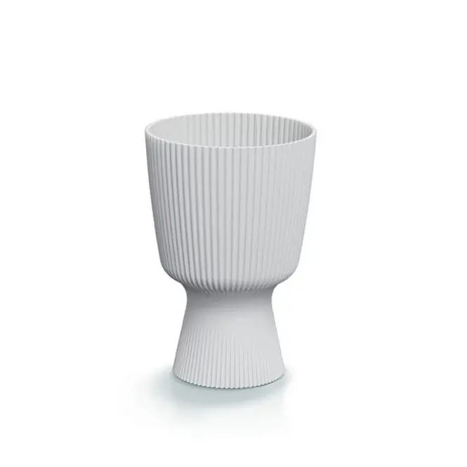 Virágcserép Milly ROUND DMIG190 S449 fehér