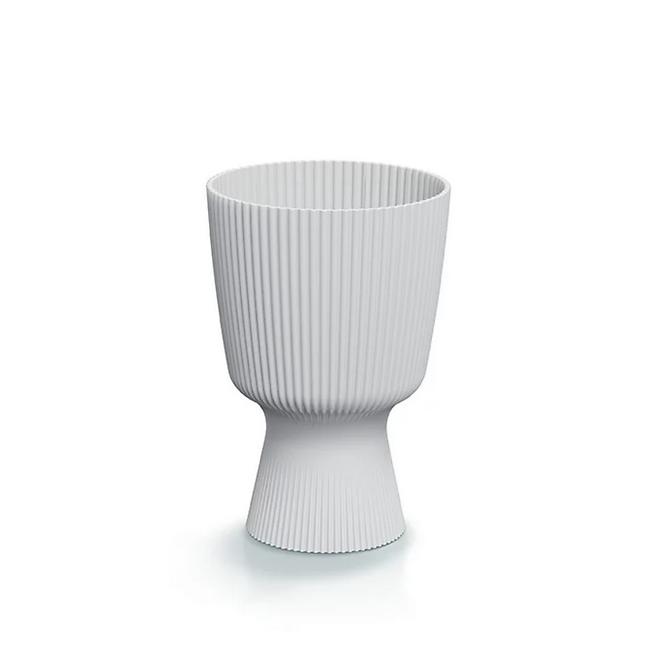 Virágcserép Milly ROUND DMIG190 S449 fehér