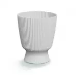Virágcserép Milly ROUND DMIL220 S449 fehér