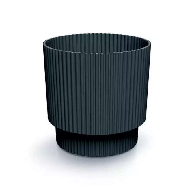Virágcserép Milly ROUND DMIN200 S433 antracit