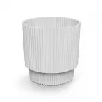 Virágcserép Milly ROUND DMIN200 S449 fehér