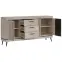 Komód Mati Mi05 Tölgy Crem/Fekete,7