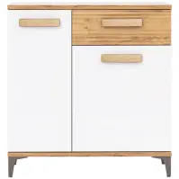 Komód Snobi Sb02 Tölgy Craft/Alpesi Fehér