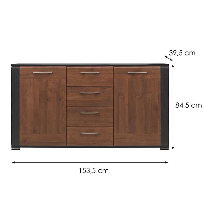 Komód Naomi Na-3 Dió/Wenge