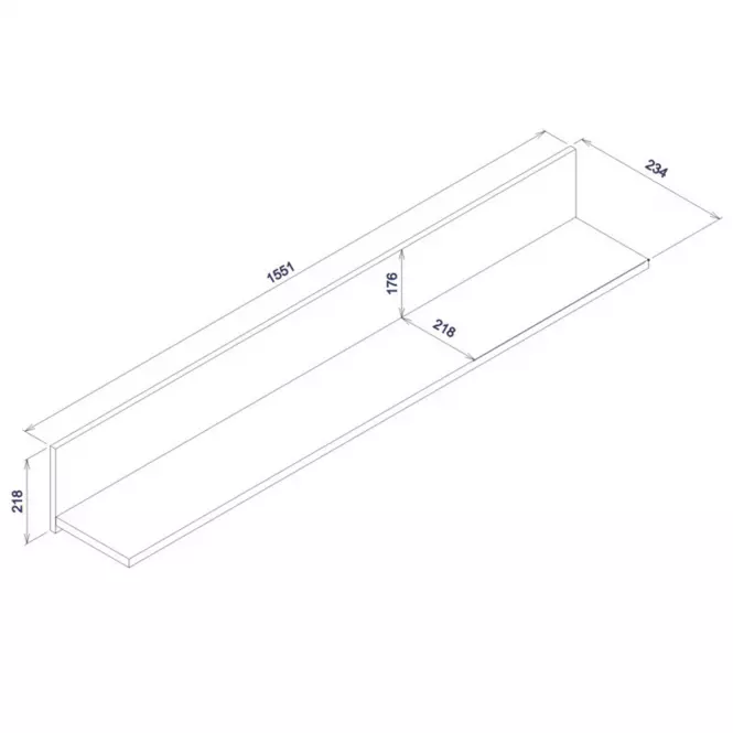 Falipolc Snobi Sb12 Tölgy Craft/Alpesi Fehér,3
