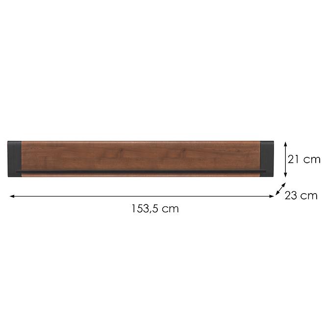 Falipolc Wisząca Naomi Na-9 Dió/Wenge