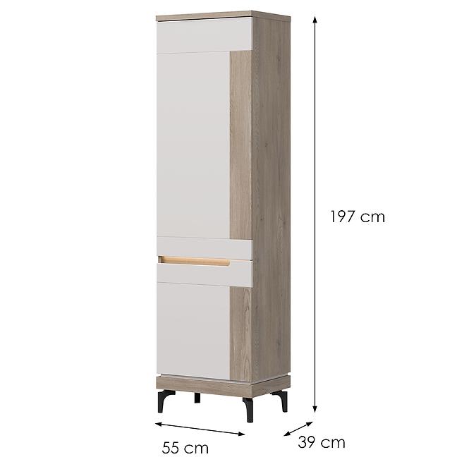 Szekrény P Aston An10 Tölgy/Kasmír,4