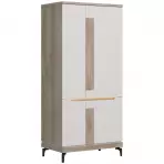 Szekrény 2d Aston An11 Tölgy/Kasmír