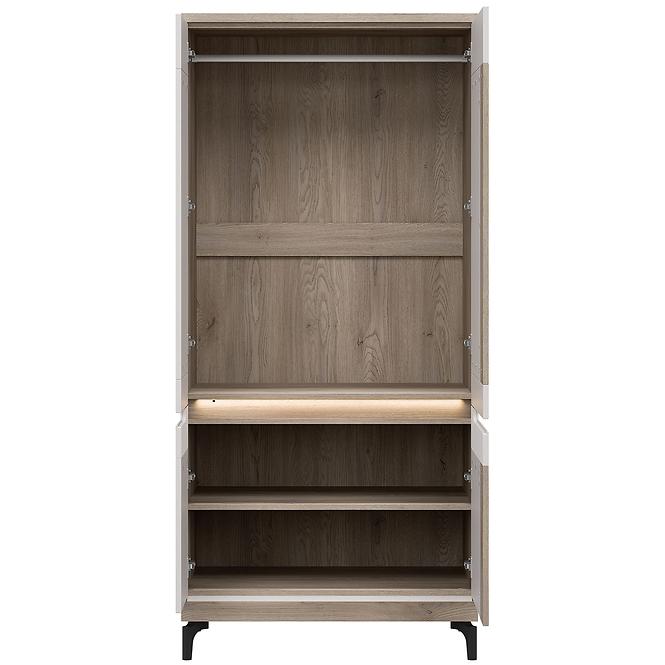 Szekrény 2d Aston An11 Tölgy/Kasmír,7