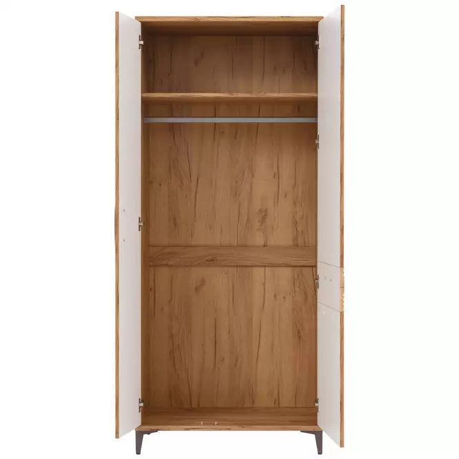 Szekrény Snobi Sb11 Tölgy Craft/Alpesi fehér