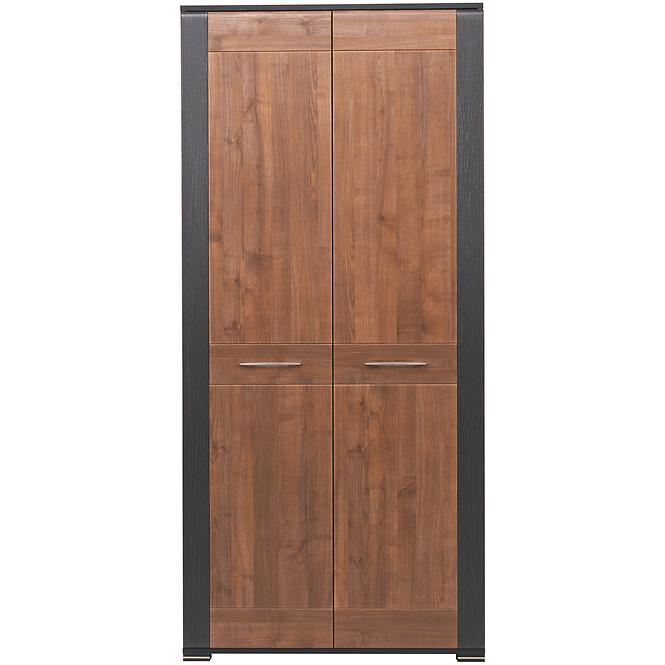 Szekrény 2d Naomi Na-7 Dió/Wenge