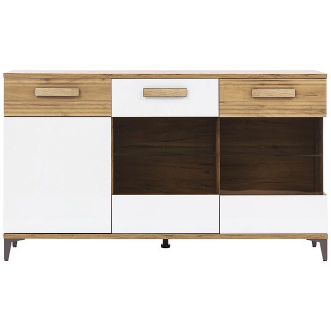 Pohárszék Snobi Sb05 Tölgy Craft/Alpesi fehér