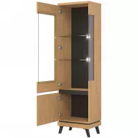 Vitrin Ate At05 Tölgy/Fekete