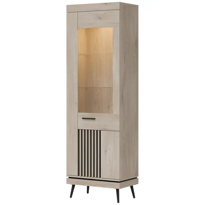Vitrin Mati Mi07 Tölgy Crem/Cz