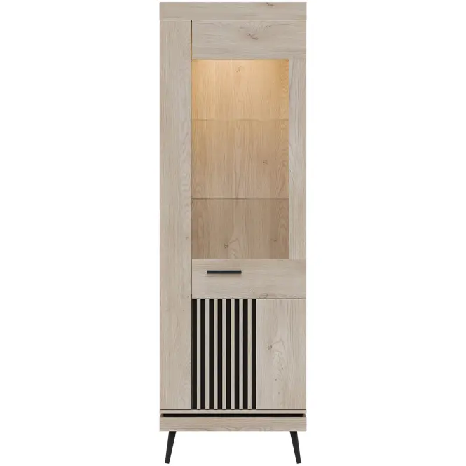 Vitrin Mati Mi07 Tölgy Crem/Cz