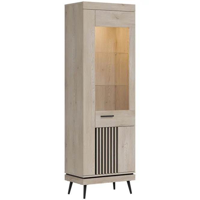 Vitrin Mati Mi07 Tölgy Crem/Cz