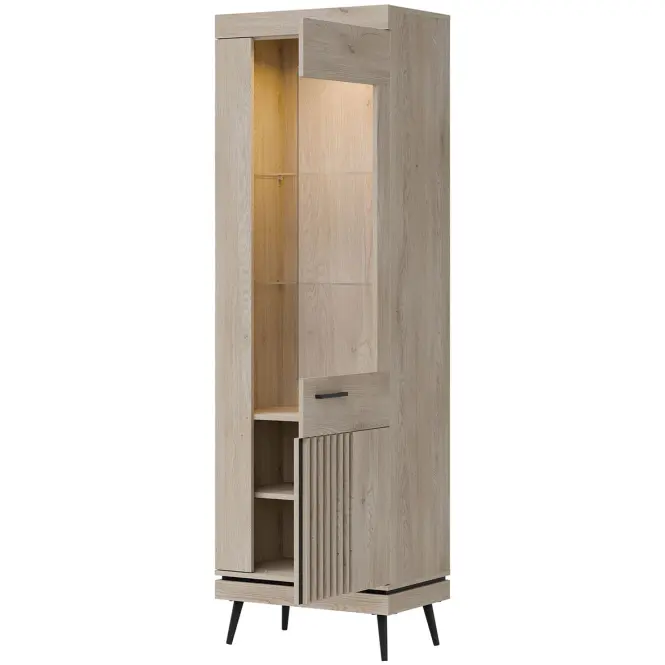 Vitrin Mati Mi07 Tölgy Crem/Cz
