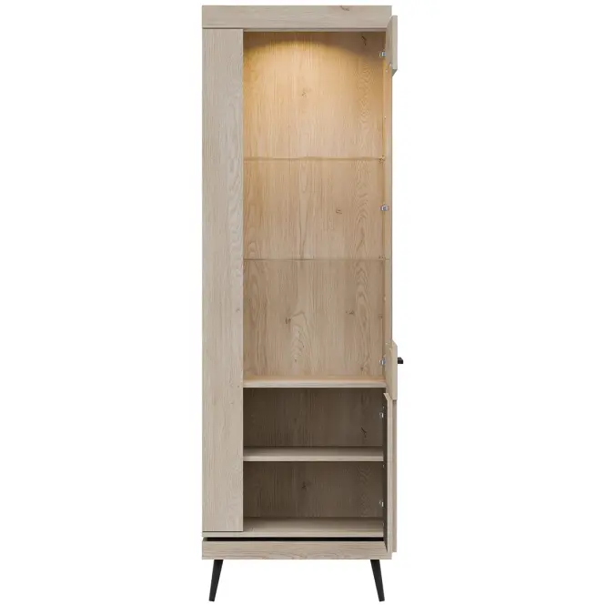 Vitrin Mati Mi07 Tölgy Crem/Cz