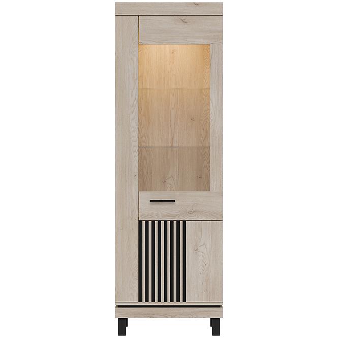 Vitrin Mati Mi07 Tölgy Crem/Cz
