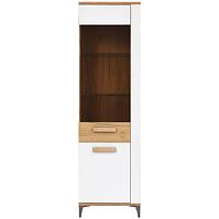 Vitrin L Snobi Sb08 Tölgy Craft/Alpesi fehér