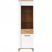 Vitrin P Snobi Sb09 Tölgy Craft/Alpesi fehér
