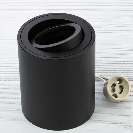 Lámpa Amat 84mm Black O K1,5
