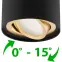 Lámpa Amat 84mm Black/Gold O K1,4