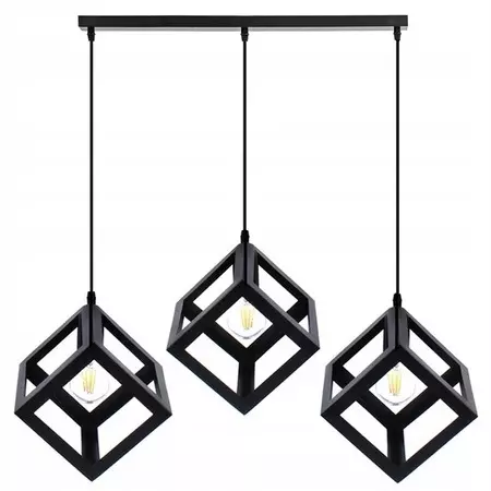 Lámpa Talus Kostka Black Lw3