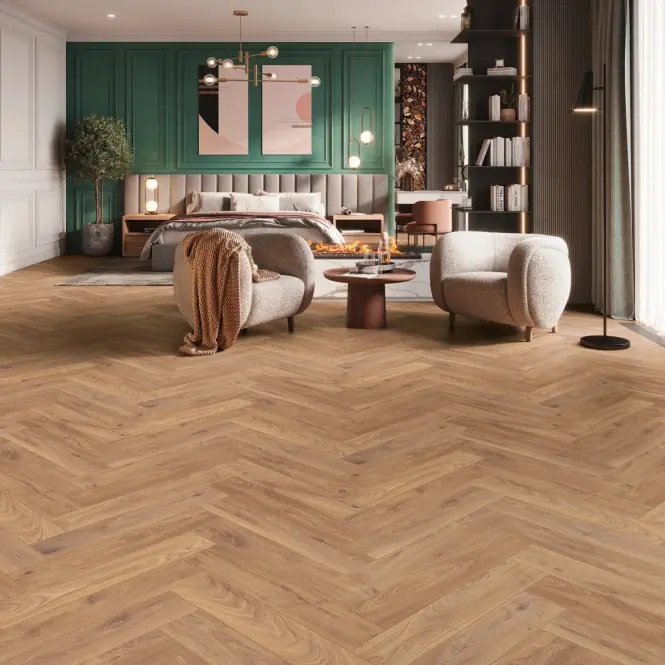 Laminált padló vízálló Tölgy Firebrand 8mm AC5 Herringbone K450,2