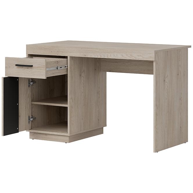 Íróasztal Mati Mi13 Dąb Crem/Fekete
