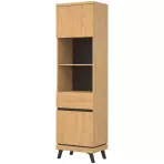 Regál Ate At07 Tölgy/fekete