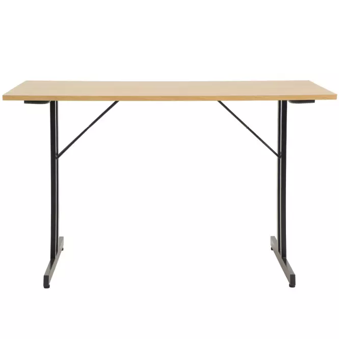 Összecsukható Asztal Marius 9573 120 Cm natúr/fekete