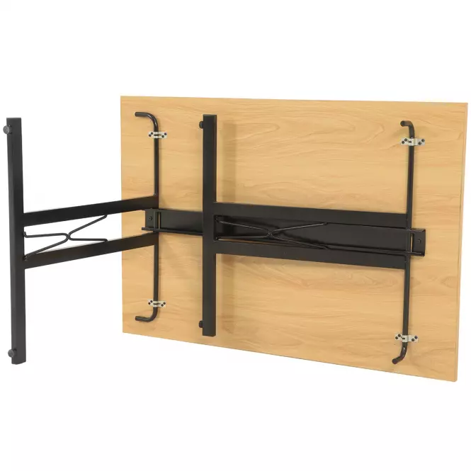 Összecsukható Asztal Marius 9573 120 Cm natúr/fekete