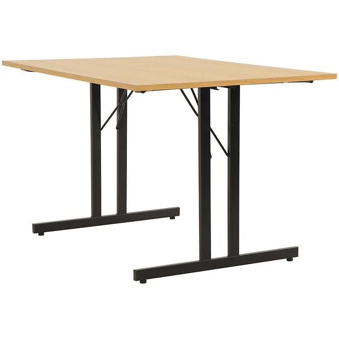 Összecsukható Asztal Marius 9573 120 Cm natúr/fekete