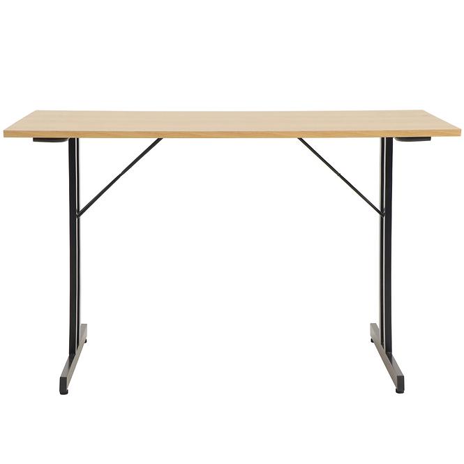 Összecsukható Asztal Marius 9573 120 Cm natúr/fekete