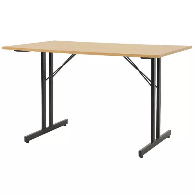 Összecsukható Asztal Marius 9573 120 Cm natúr/fekete