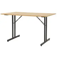 Összecsukható Asztal Marius 9573 180 Cm natúr/fekete