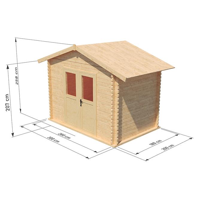 Kerti ház Ben I 3x2 m