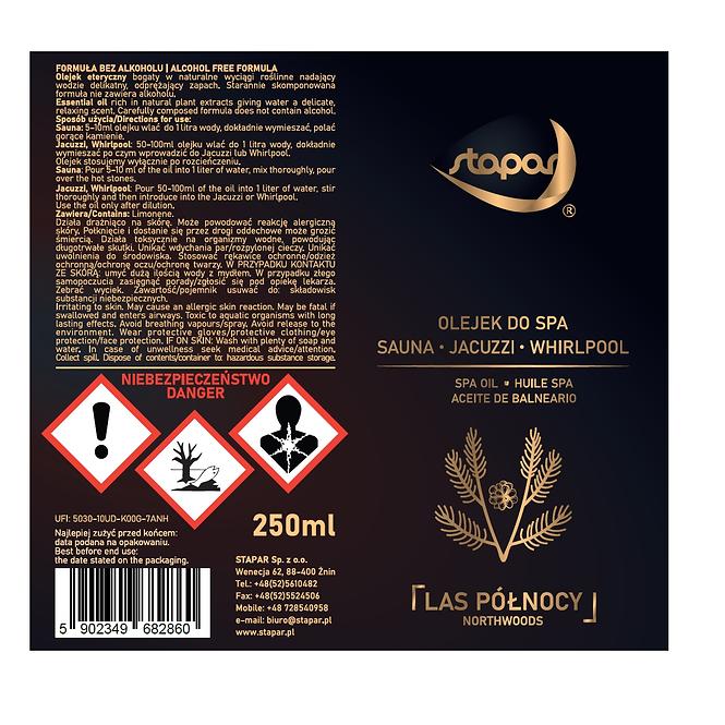 Illatos olaj medencékhez Spa 250ml Northern Forest