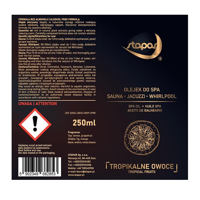 Illatolaj fürdőmedencékhez 250ml Trópusi gyümölcsök