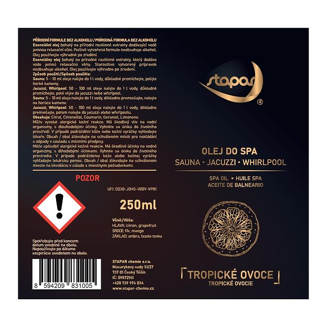 Illatolaj fürdőmedencékhez 250ml Trópusi gyümölcsök