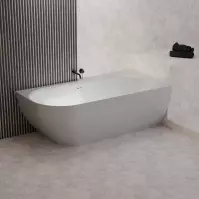 Kád Nelza 175x82 balos konglomerátum fehér matt