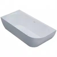 Kád Nelza 175x82 konglomerátum jobbos fehér matt