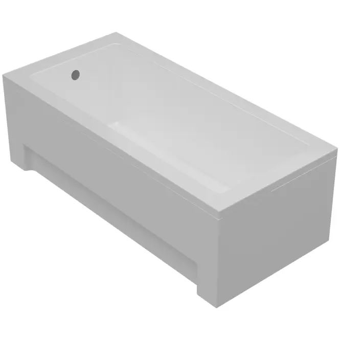 Kád Dora 150x70 fehér matt